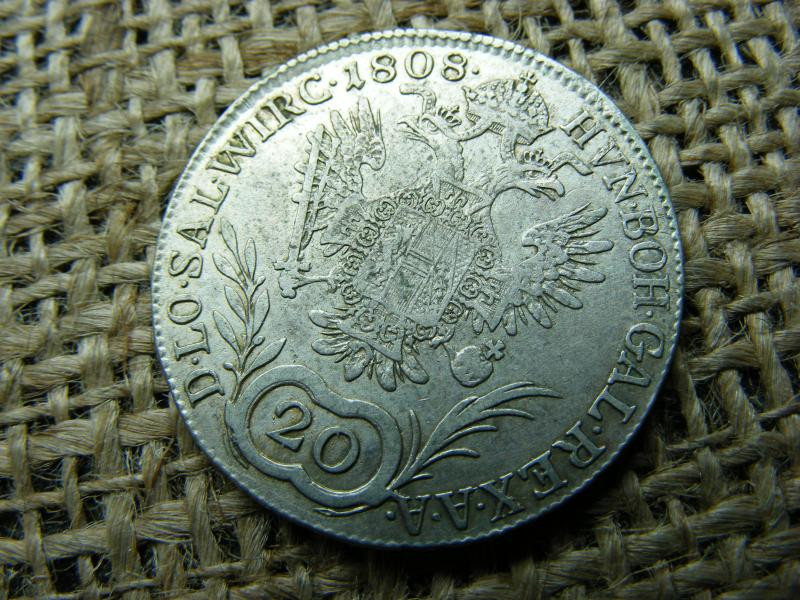 Ezüst 20 krajcár, 1808, Habsburg