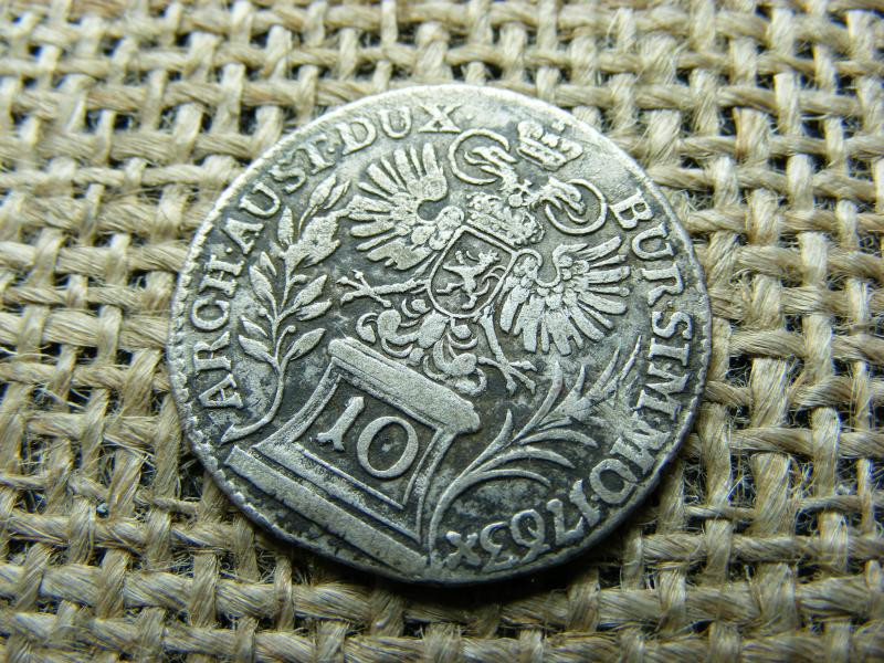 Ezüst 10 krajcár, 1763, Mária Terézia, ritka évszám