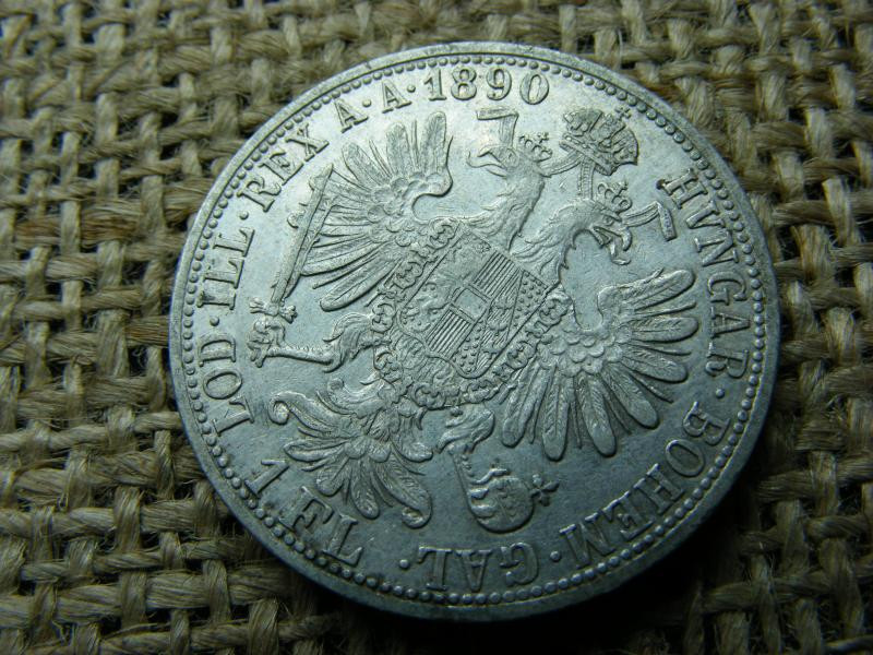 Ferenc József, 1 forint, 1890, ezüst