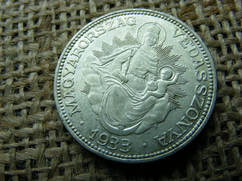 Ezüst 2 pengő, 1933