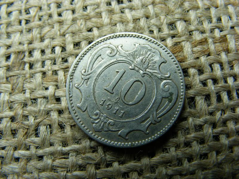 10 Heller, 1911, Korona