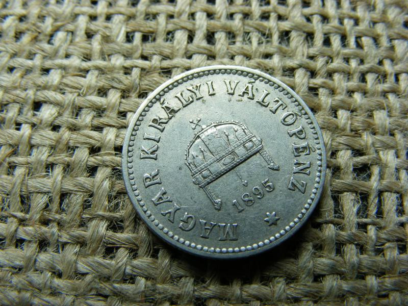 10 fillér, 1895, Korona pénzrendszer