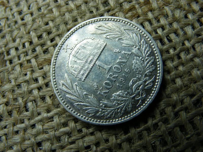 Ezüst 1 korona, 1916, KB