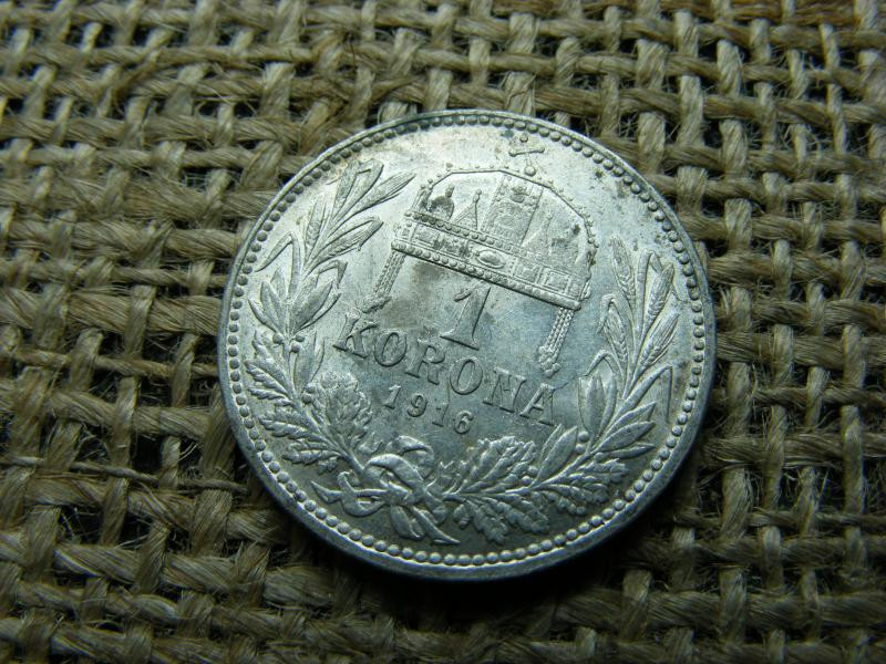 Ezüst 1 korona, 1916, KB