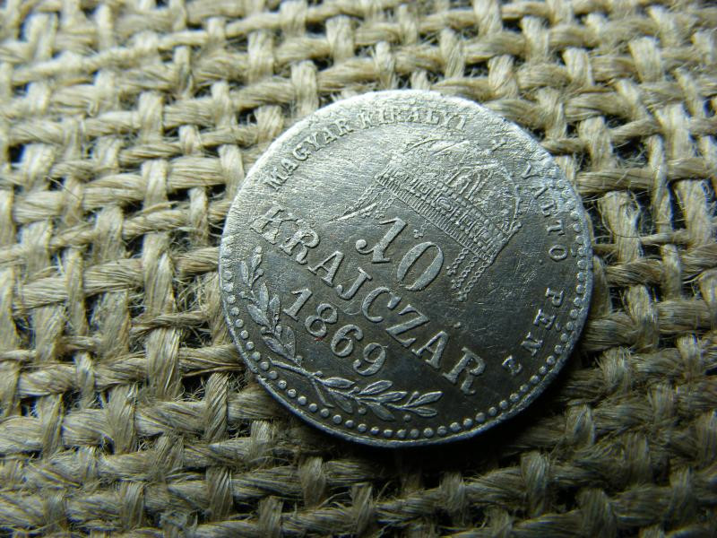 Ezüst 10 krajcár, 1869, KB, MKVP