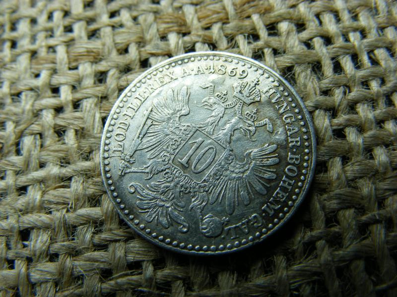 Ezüst 10 krajcár, 1869, Ferenc József