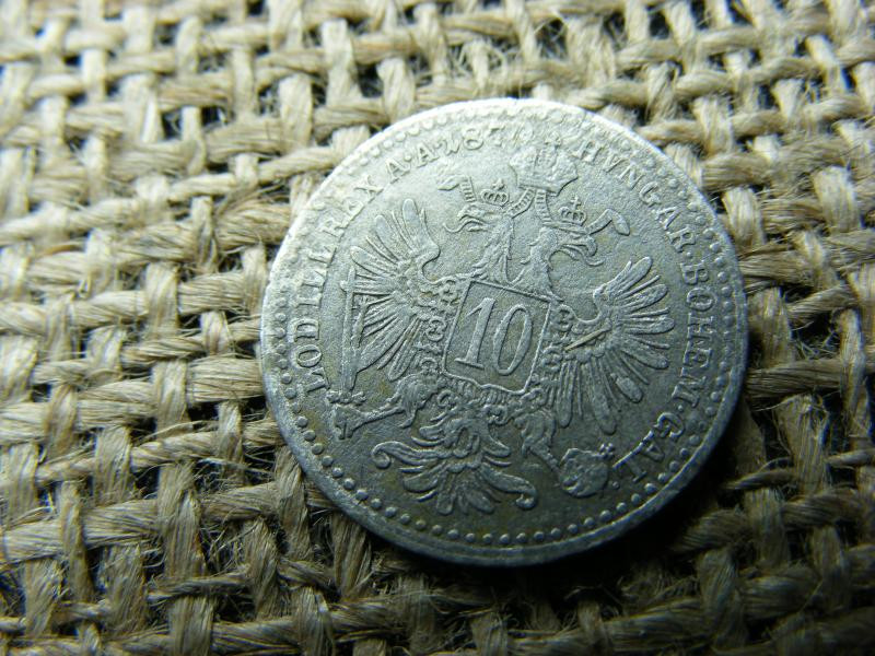 Ezüst 10 krajcár, 1870, Ferenc József