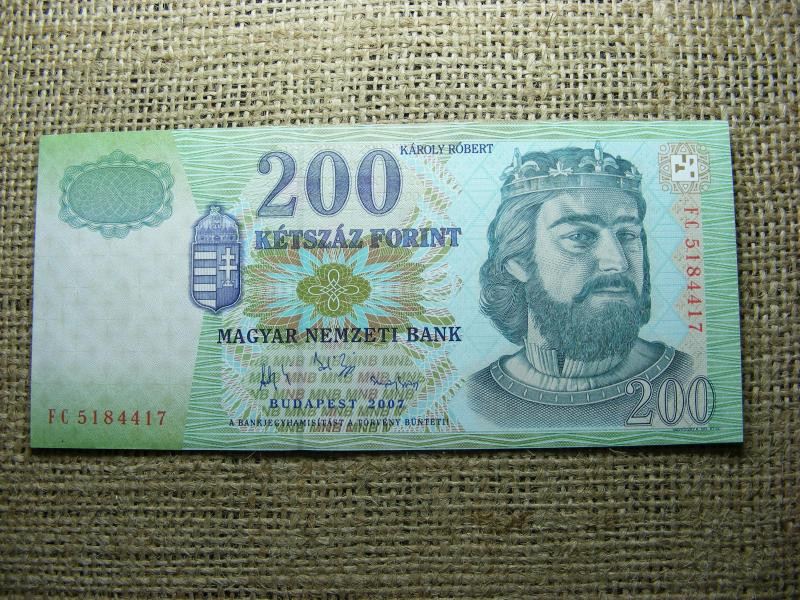 200 forintos bankjegy, 2007, FC UNC