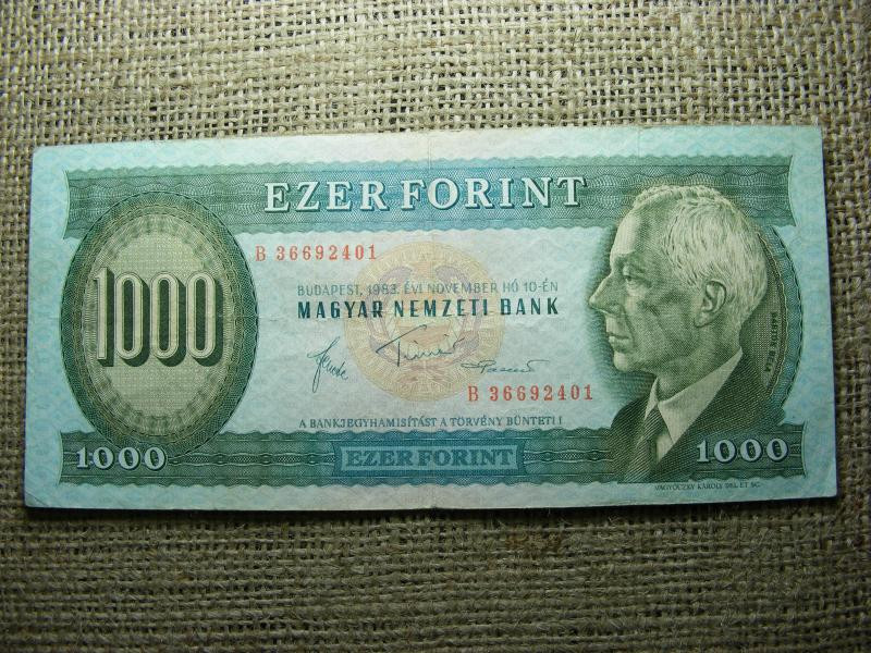 1000 forintos bankjegy, 1983, B sorozat