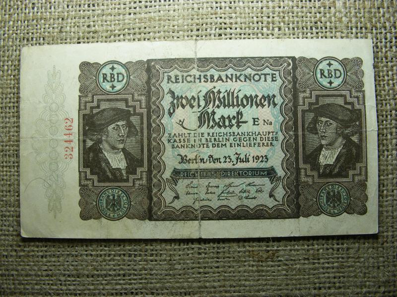 2 millió márka, 1923, Németország