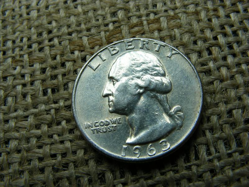 USA 1/4 dollár érme, 1963 D, ezüst