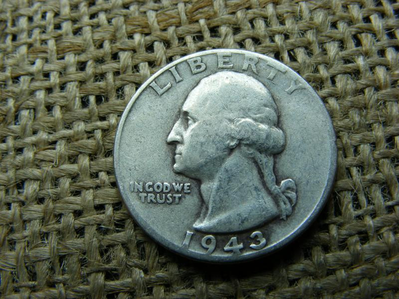USA 1/4 dollár érme, 1943, ezüst