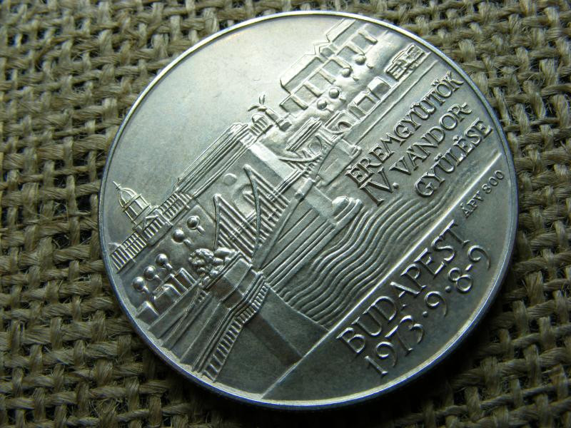 MÉE IV. Vándorgyűlés Ezüst Emlékérem, 1973, Budapest