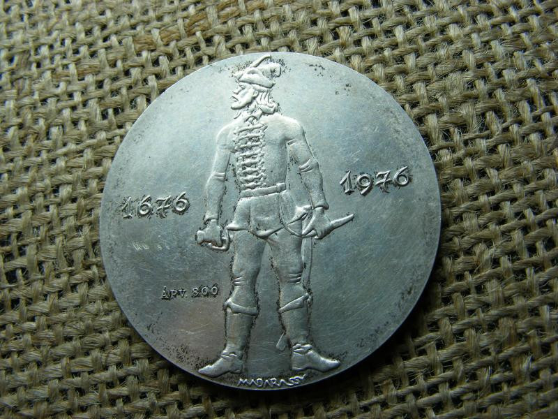 Ezüst MÉE Rákóczi Ferenc érme, 1976