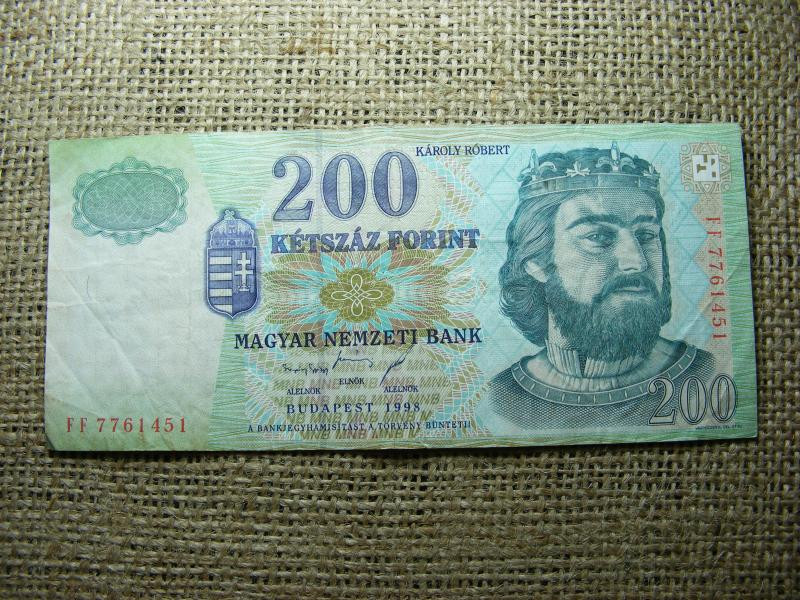 200 forintos bankjegy, 1998, FF