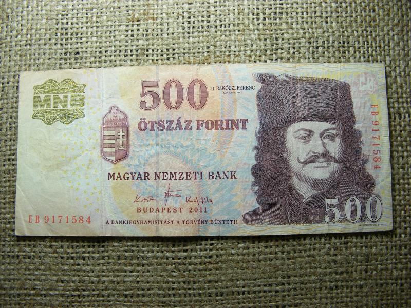 500 forintos bankjegy, 2011, Európai Unió
