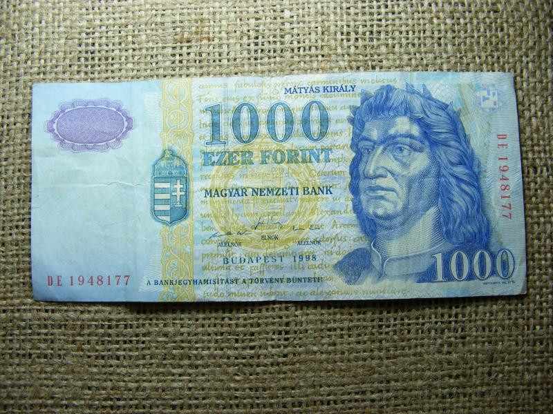 1000 forintos bankjegy, 1998, DE
