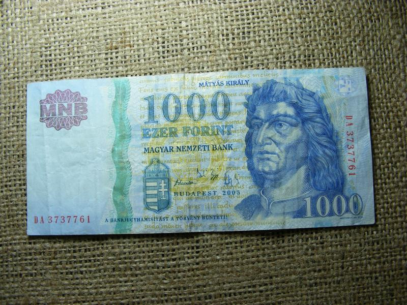1000 forintos bankjegy, 2005, DA sorozat