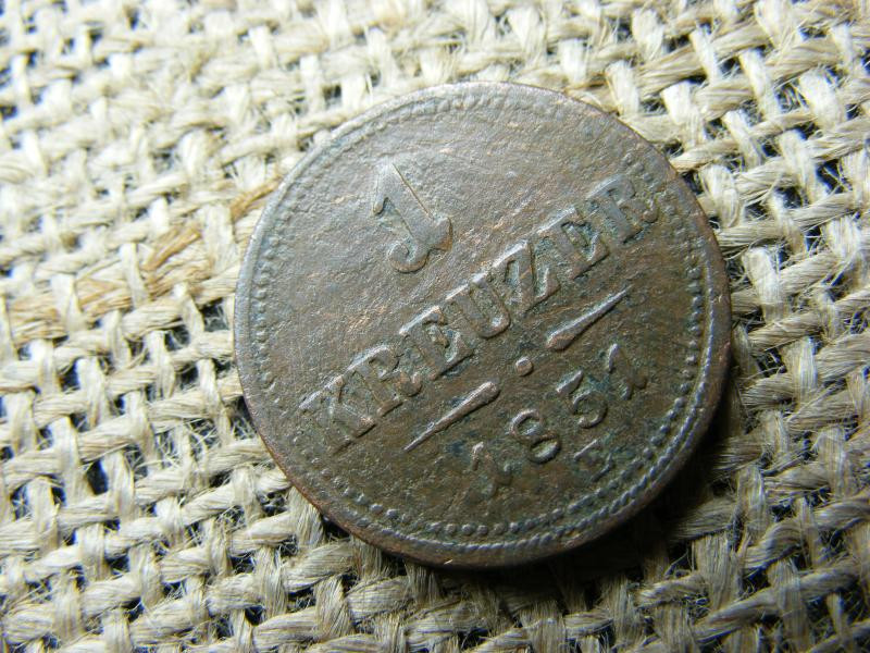 1 krajcár 1851 E, ritka