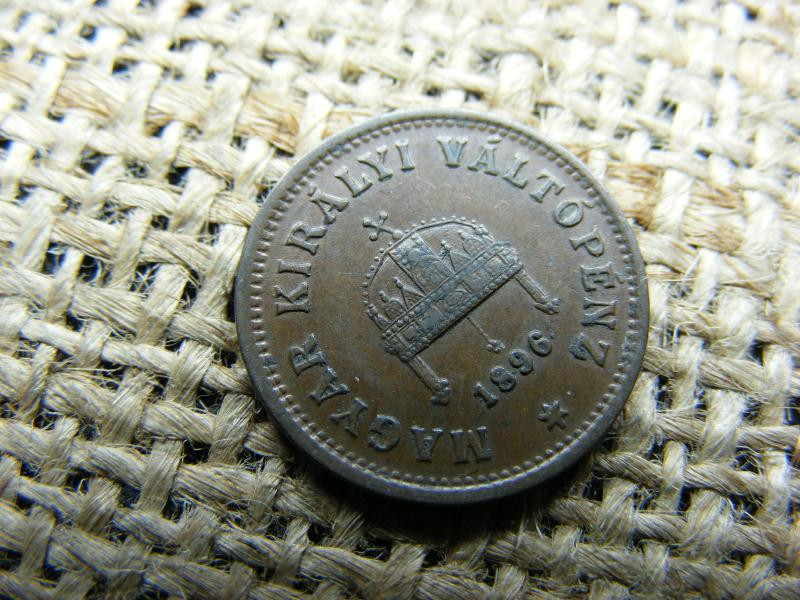 1 fillér, 1896, Korona