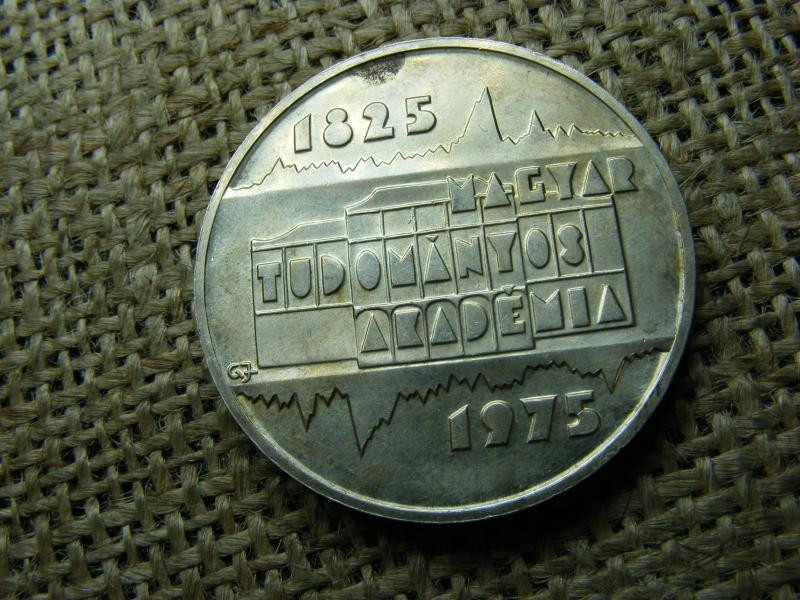 Ezüst 200 forint, 1975, MTA