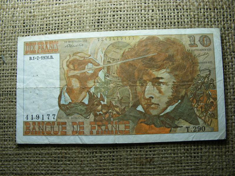 Franciaország 10 frank, 1976, francs