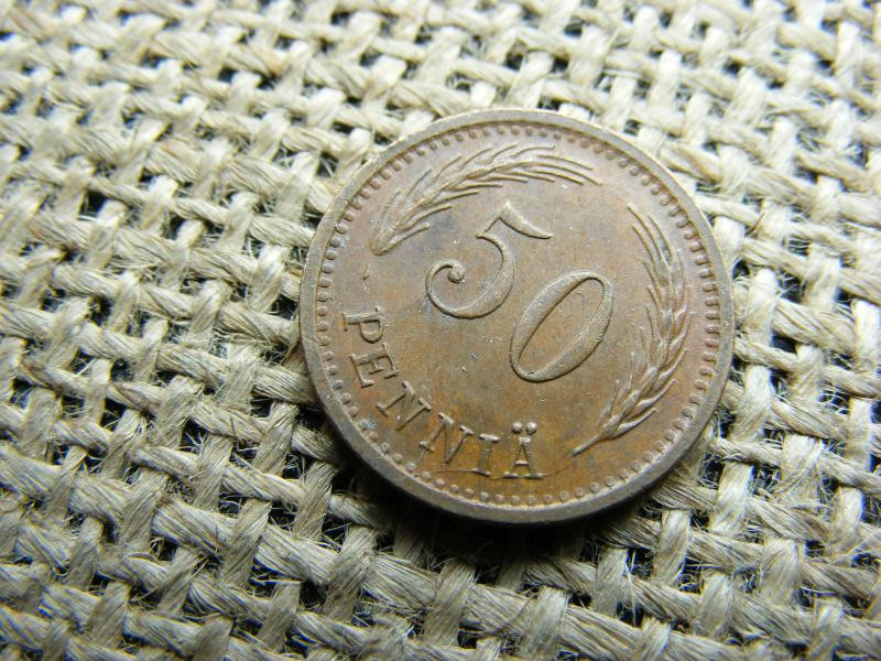 Finnország 50 pennia, 1942