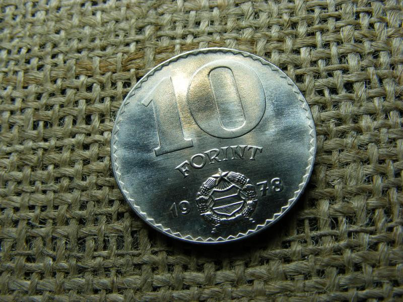 10 forintos érme, 1978