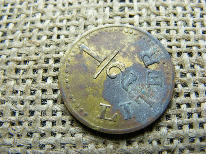 M.G. Braunsdorf 1/2 liter zseton, token