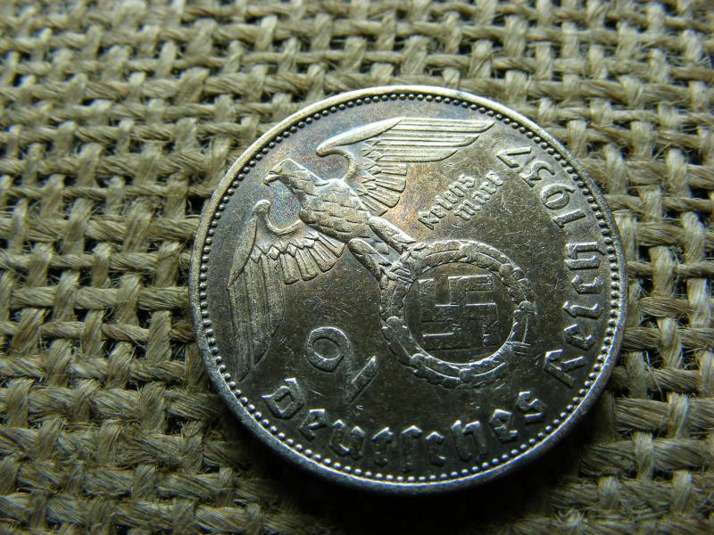 Birodalmi 2 márka, 1937, ezüst