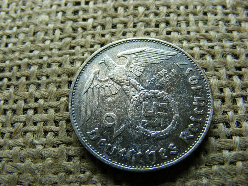 Birodalmi 2 márka, 1937, ezüst