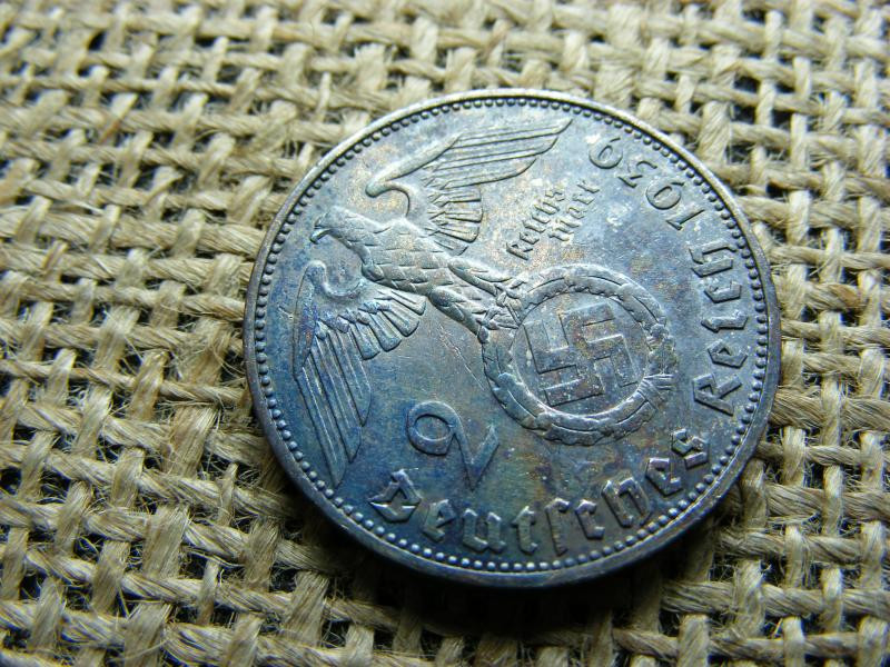Birodalmi 2 márka, 1939, ezüst