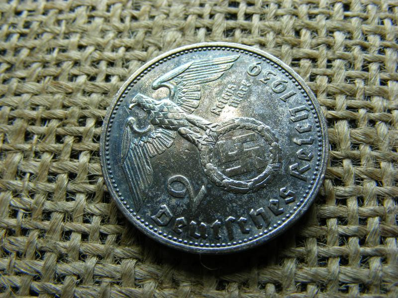 Birodalmi 2 márka, 1939 G, ezüst