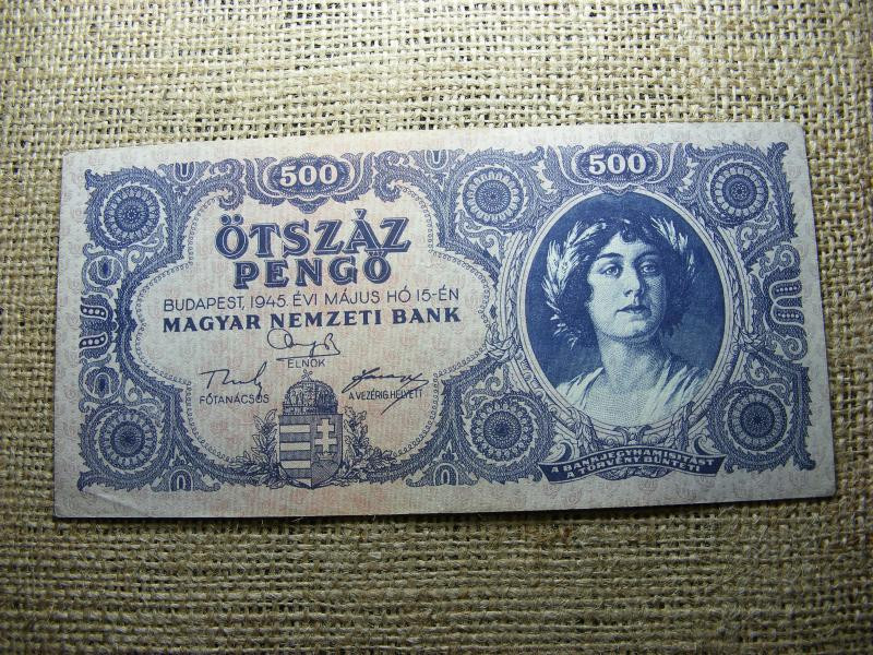 500 pengő, 1945, Magyarország