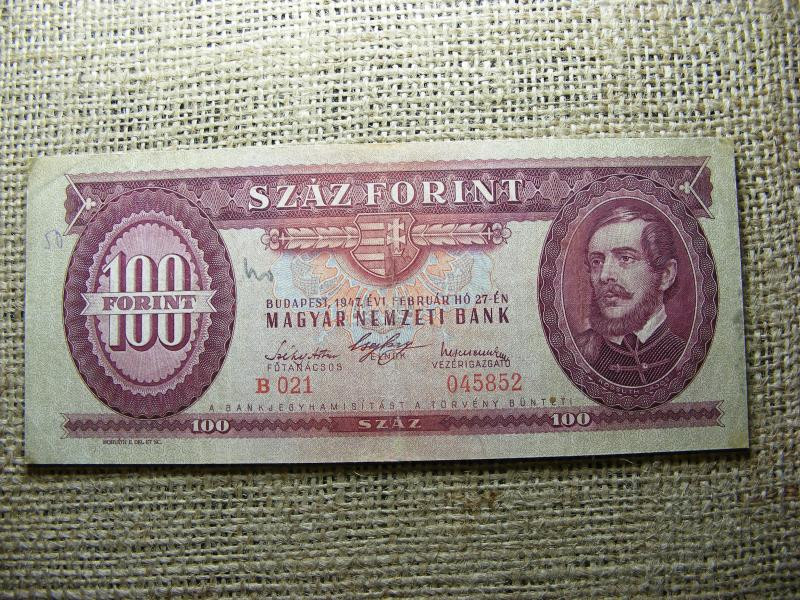 100 forintos bankjegy, 1947