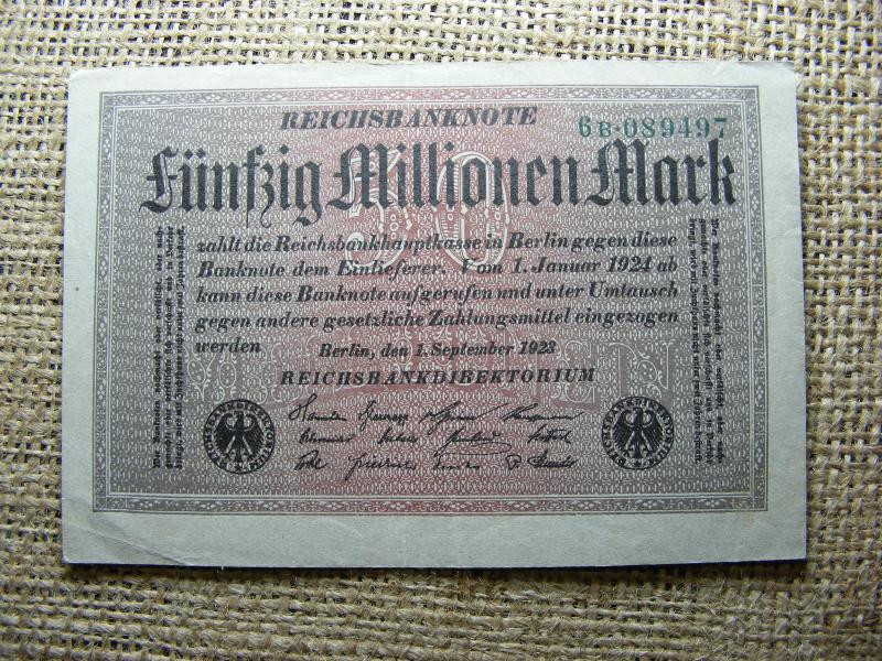 Németország, 50 millió márka, 1923