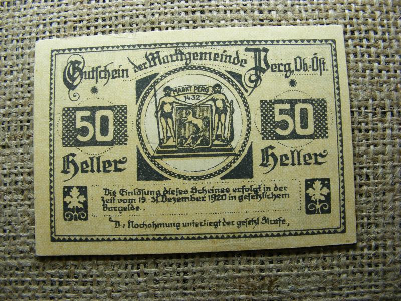 50 Heller Bankjegy, 1920, Magyarország