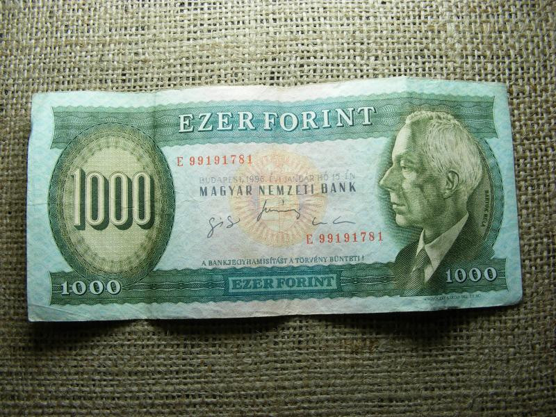 1000 forintos bankjegy, 1996, E sorozat