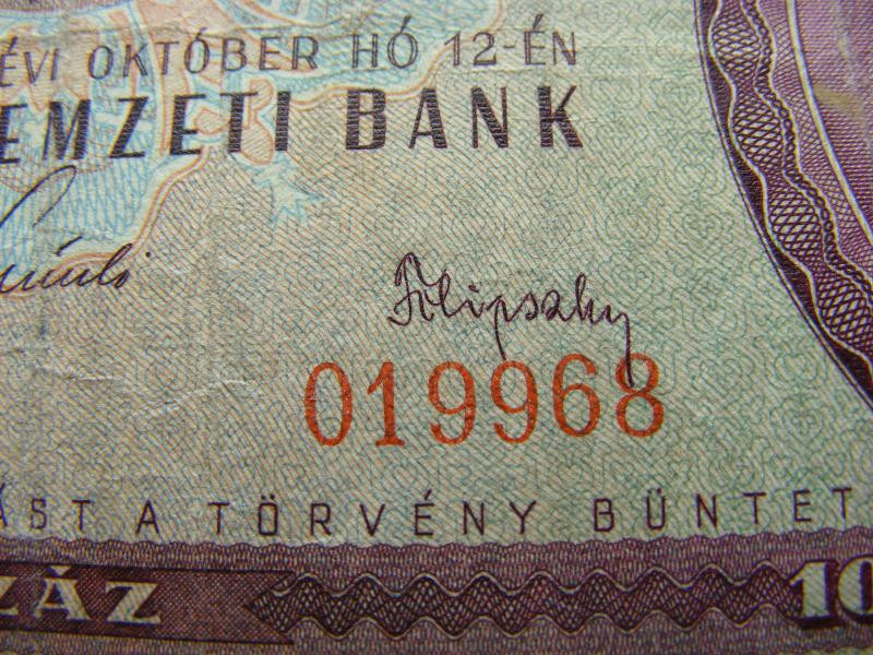 100 forintos bankjegy, 1962, születésnapi ajándék
