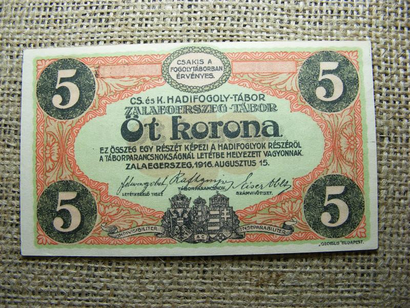 5 korona, 1916, Zalaegerszeg, S