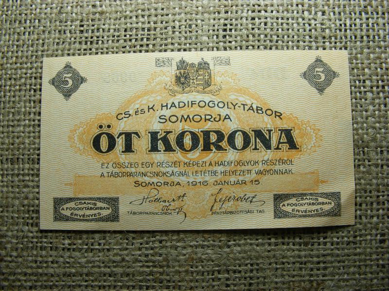 5 korona, 1916, Somorja