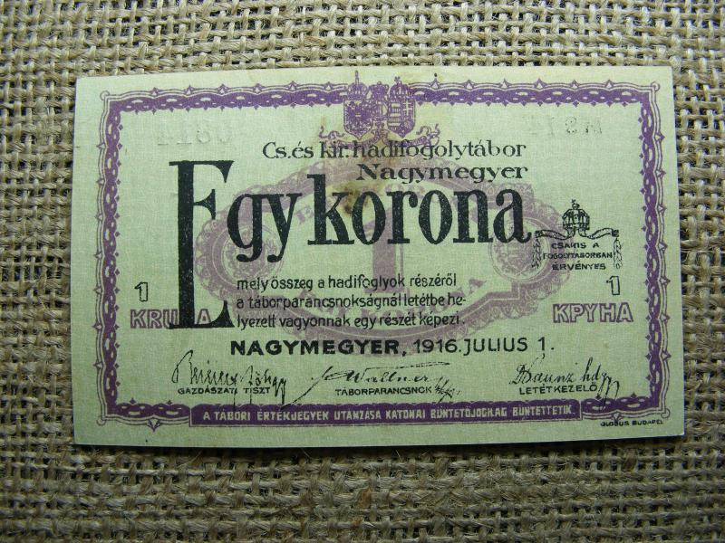 1 korona, 1916, Nagymegyer