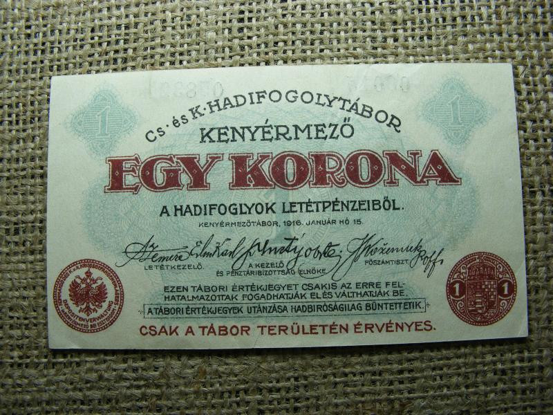 1 Korona Érme, 1916, Kenyérmező
