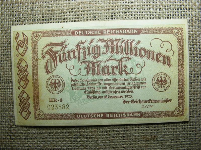 Németország, 50 millió márka, 1923