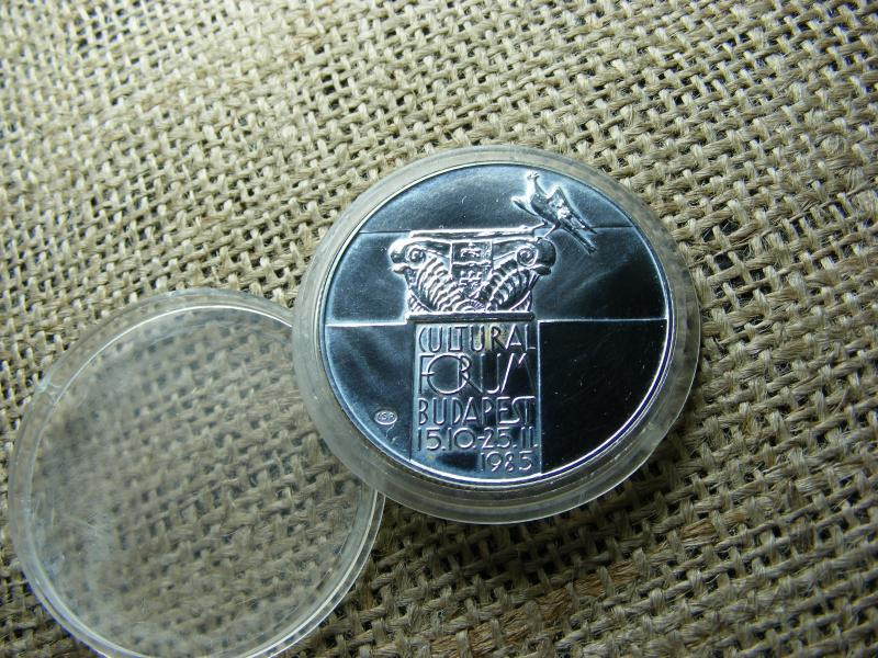 Ezüst 500 forintos érme, 1986