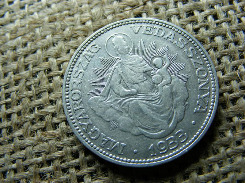 Ezüst 2 pengő, 1933