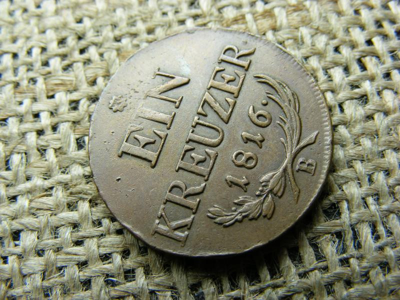 1 krajcár 1816 B, Habsburg fémpénz
