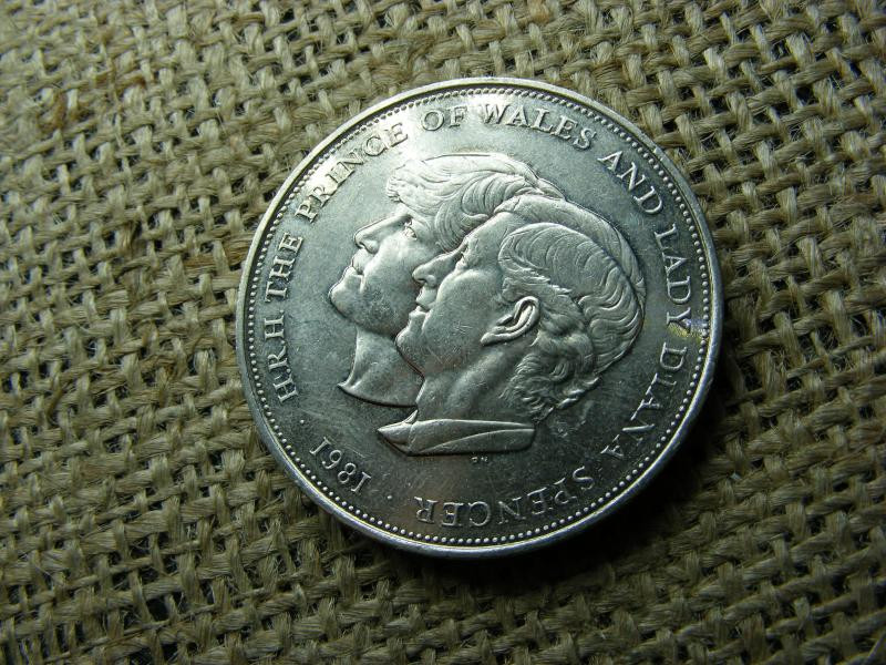25 pence érme, 1981, Lady Diana Spencer