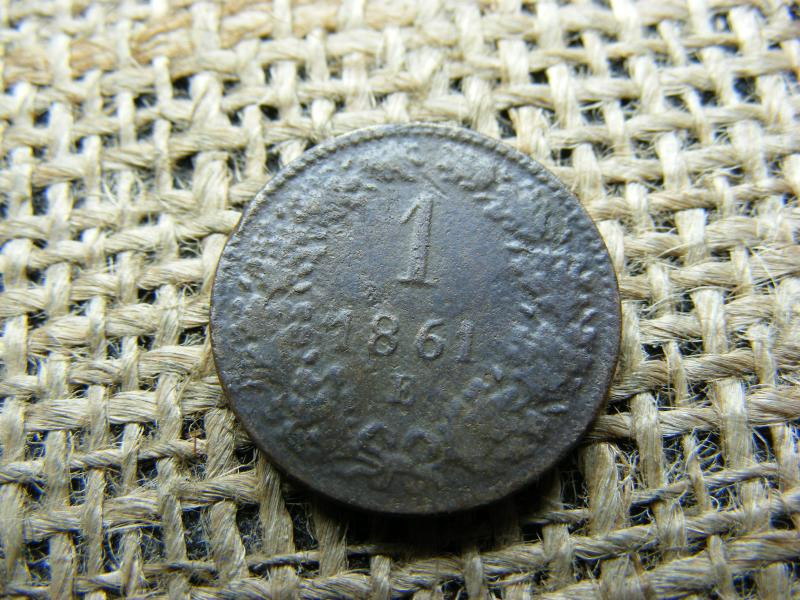 1 Krajcár 1861 E, Ferenc József korona