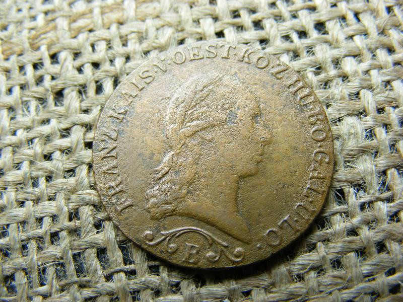 1 Krajcár 1812 B, Habsburg fémpénz